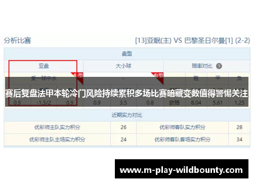 赛后复盘法甲本轮冷门风险持续累积多场比赛暗藏变数值得警惕关注
